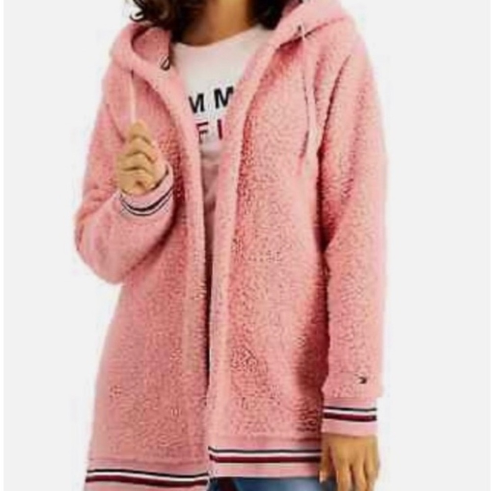 NWOT Tommy Hilfiger Hooded Fleece Jacket